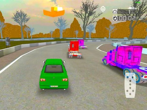 Изображение игры: The Chase Racing: Realistic 3D lorry and Car driver racing game