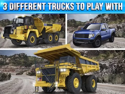 Изображение игры: Quarry Driver Parking Game - Real Mining Monster Truck Car Driving Test Park Sim Racing Games
