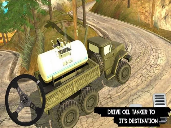 Изображение игры: Mountain Oil Tanker: Heavy Tru