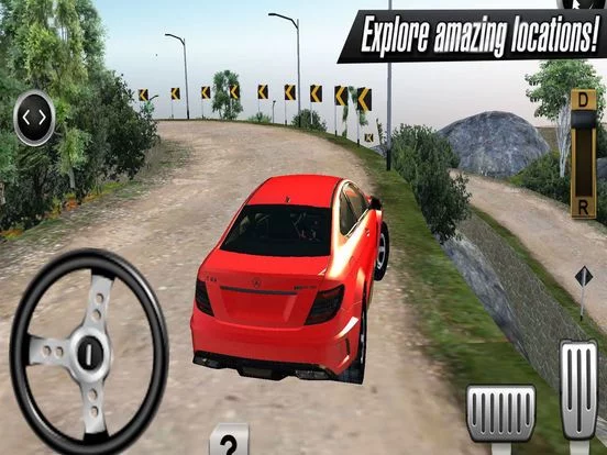 Изображение игры: Mountain Car Driving