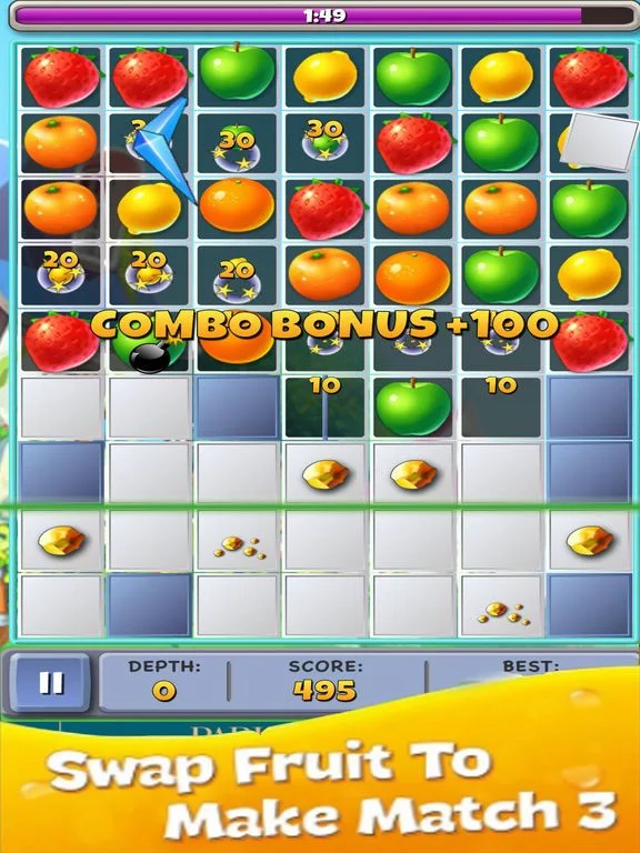 Изображение игры: Fruit Adventures Line