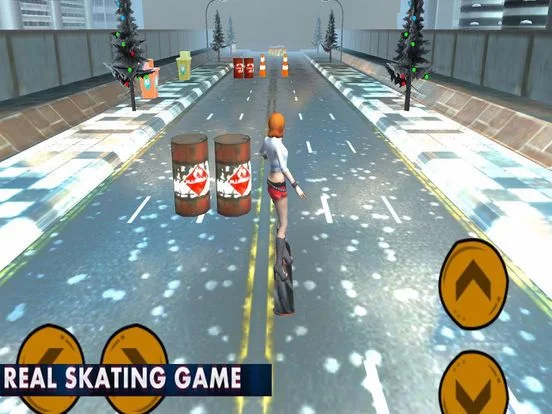 Изображение игры: Street Skateboard Girl