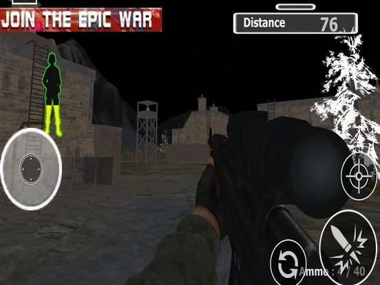 Изображение игры: Sniper War Mission