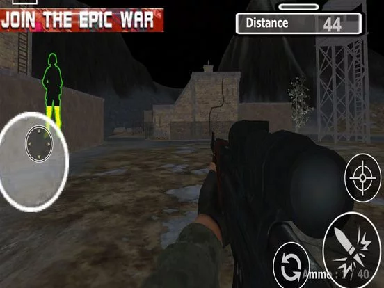 Изображение игры: Sniper War Mission