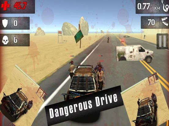 Изображение игры: Highway of Death - Zombie Attack Car