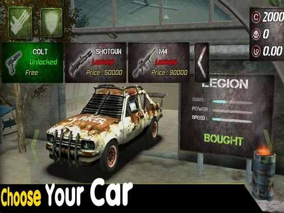 Изображение игры: Highway of Death - Zombie Attack Car