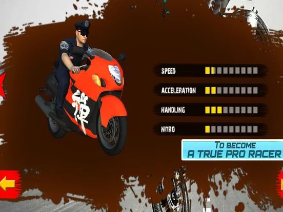 Изображение игры: Power Moto: Police Stunt