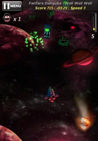 Изображение игры: Tunes Attack ! Lite