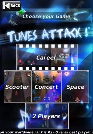 Изображение игры: Tunes Attack ! Lite