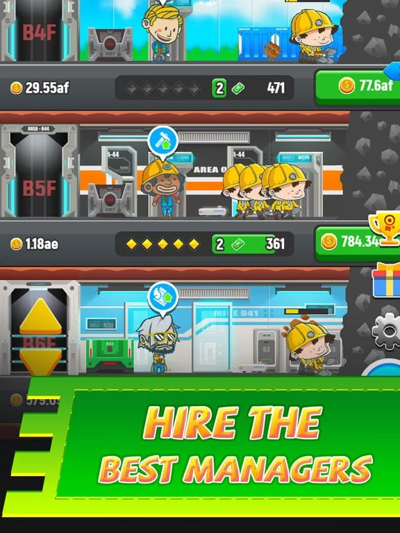Изображение игры: Idle Ore King Tap