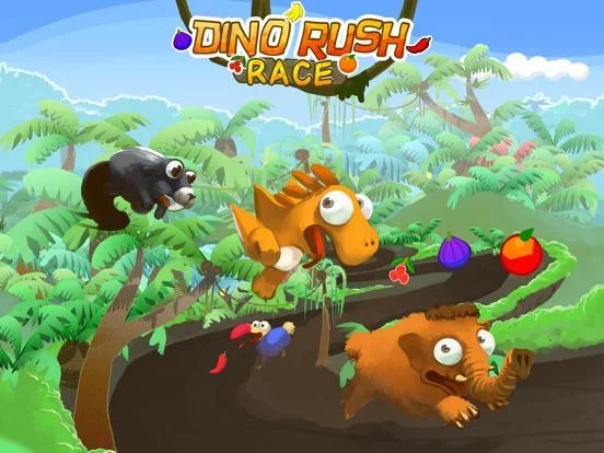 Изображение игры: Dino Rush Race