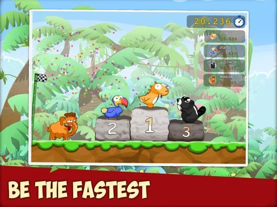 Изображение игры: Dino Rush Race