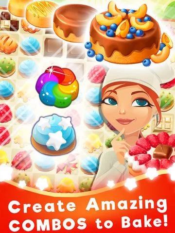 Изображение игры: The Bakery Game: Yummy Smash
