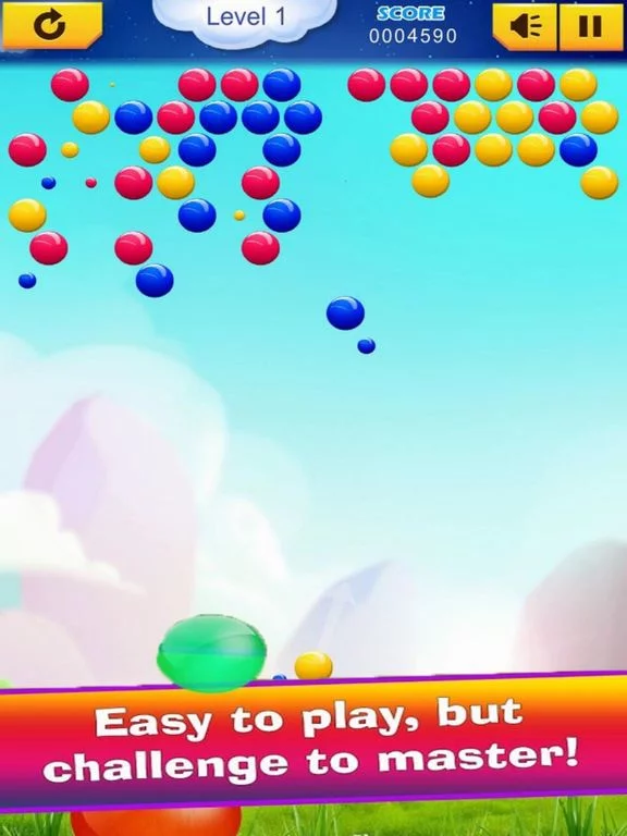 Изображение игры: Bubbles Color Poping Sky