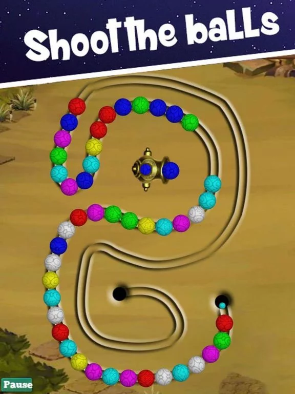 Изображение игры: Desert Zumma Stone Puzzle