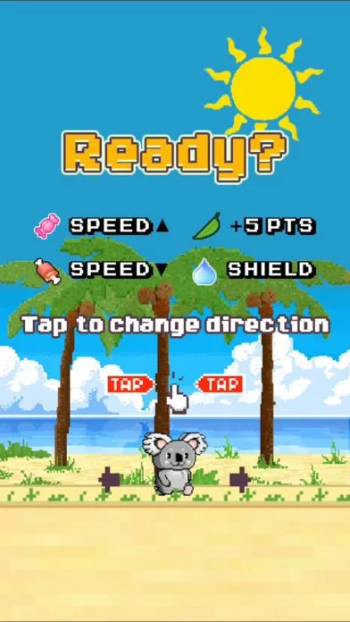 Изображение игры: Koala Dodge