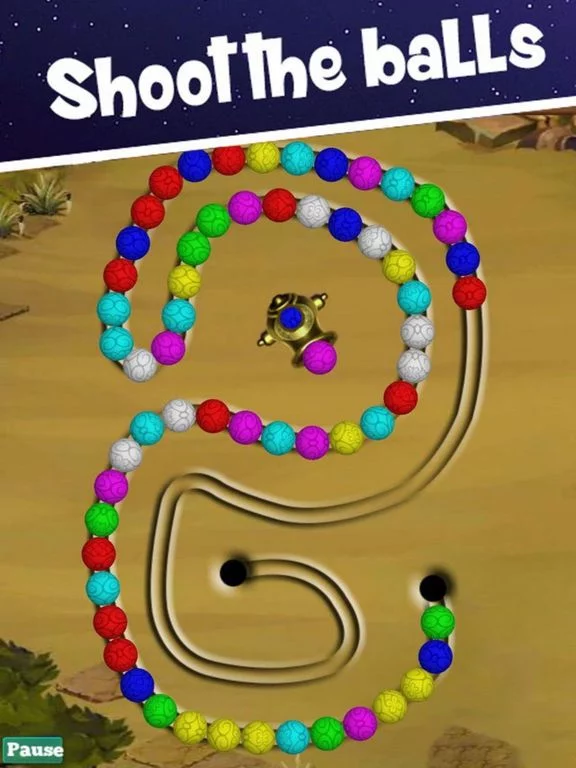 Изображение игры: Desert Zumma Stone Puzzle
