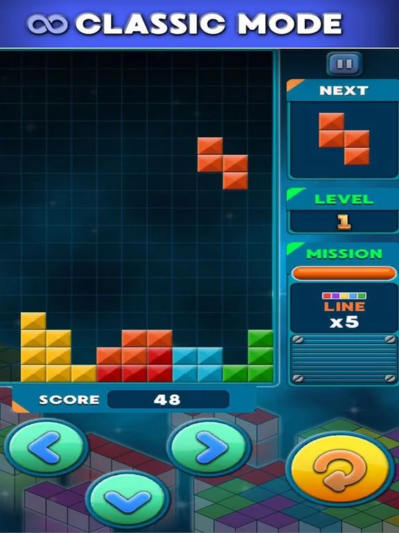 Изображение игры: Block Puzzle Classic 1001