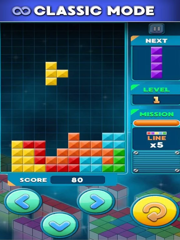 Изображение игры: Block Puzzle Classic 1001