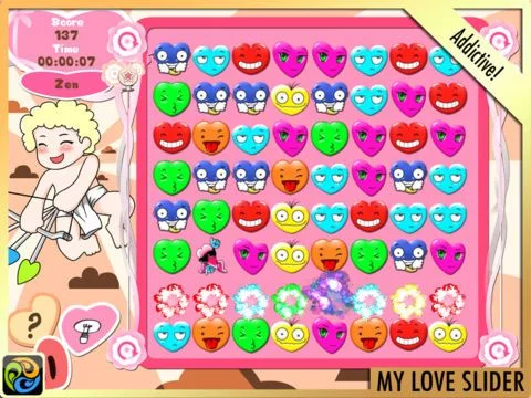 Изображение игры: My Love Slider