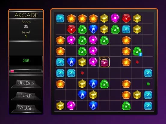 Изображение игры: Gem Lines