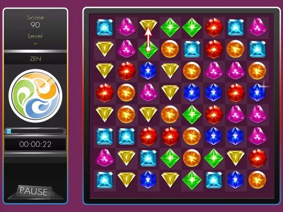 Изображение игры: Gem Slider
