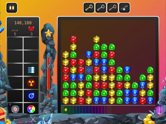 Изображение игры: Gem Collapse