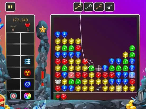 Изображение игры: Gem Collapse