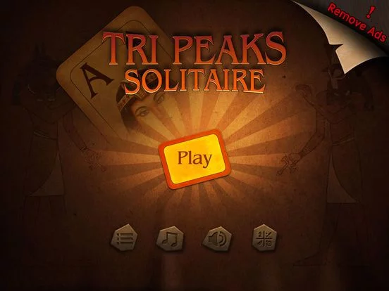 Изображение игры: Card Game:TriPeaks Solitaire