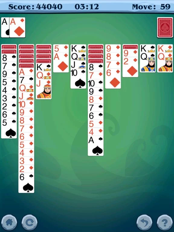 Изображение игры: 'Spider Solitaire