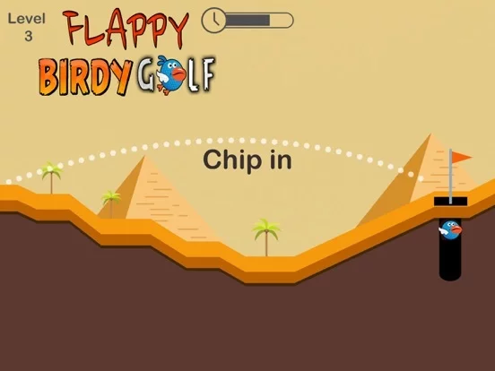 Изображение игры: Flappy Birdy Golf - Free Mini Golf Flappy Games
