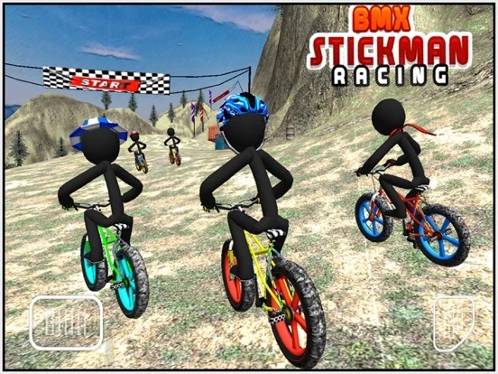 Изображение игры: BMX Offroad Stickman Racing