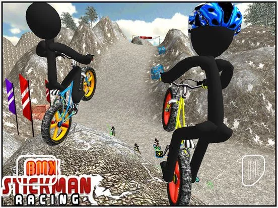 Изображение игры: BMX Offroad Stickman Racing