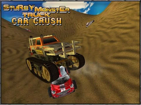 Изображение игры: Sturdy Monster Truck Tank Car Crush