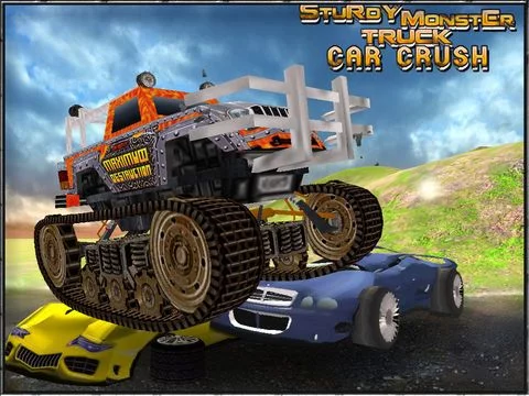 Изображение игры: Sturdy Monster Truck Tank Car Crush