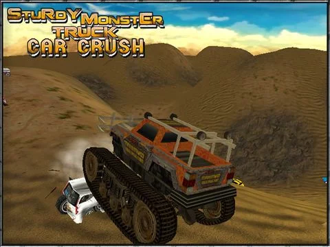 Изображение игры: Sturdy Monster Truck Tank Car Crush