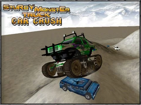 Изображение игры: Sturdy Monster Truck Tank Car Crush