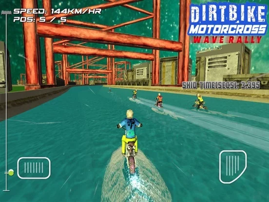 Изображение игры: Dirt Bike Motocross Wave Rally- JetSki Racing Game