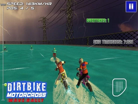 Изображение игры: Dirt Bike Motocross Wave Rally- JetSki Racing Game