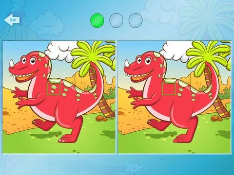 Изображение игры: A Dinosaur Can you find it Puzzle Game for Kids Free