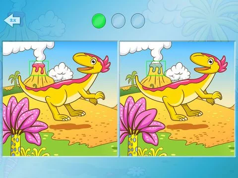 Изображение игры: A Dinosaur Can you find it Puzzle Game for Kids Free