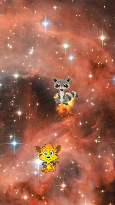 Изображение игры: Cat vs Raccoon