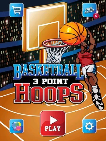 Изображение игры: Basketball - 3 Point Hoops