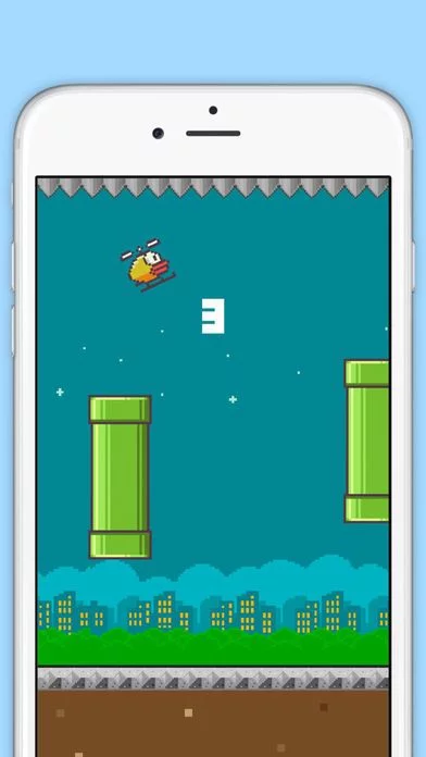 Изображение игры: Flapcopter!