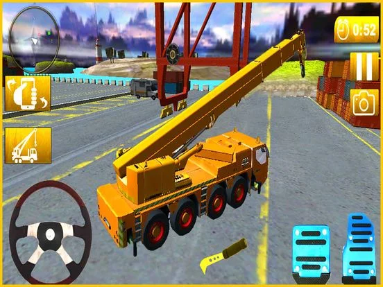 Изображение игры: Crane Simulation 2016: 3D Town Construction Game