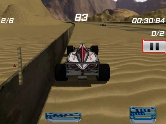 Изображение игры: Desert Formula Car Racing