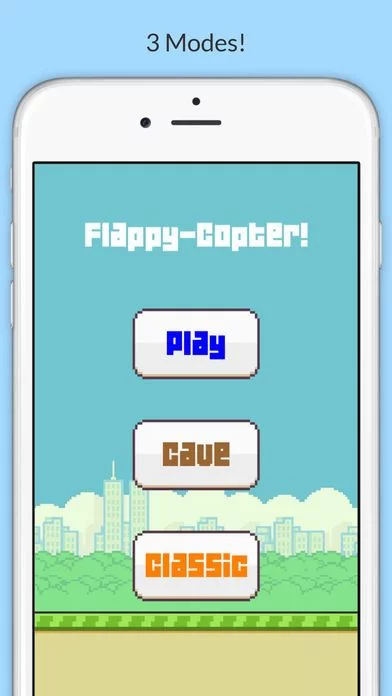 Изображение игры: Flappy-Copter!