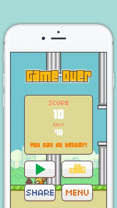 Изображение игры: Dump On Trump Bird