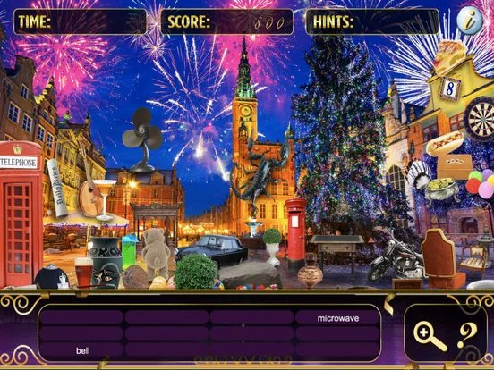 Изображение игры: Hidden Objects Happy New Year Celebration Pic Time