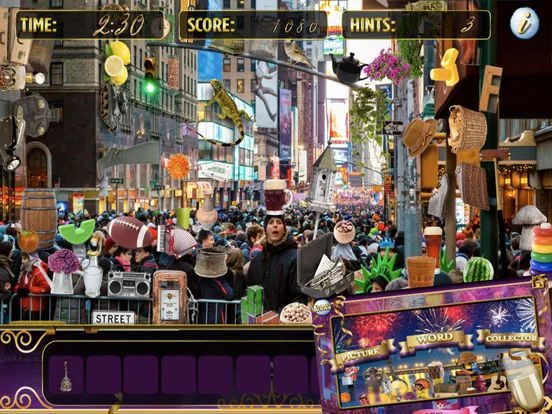 Изображение игры: Hidden Objects Happy New Year Celebration Pic Time